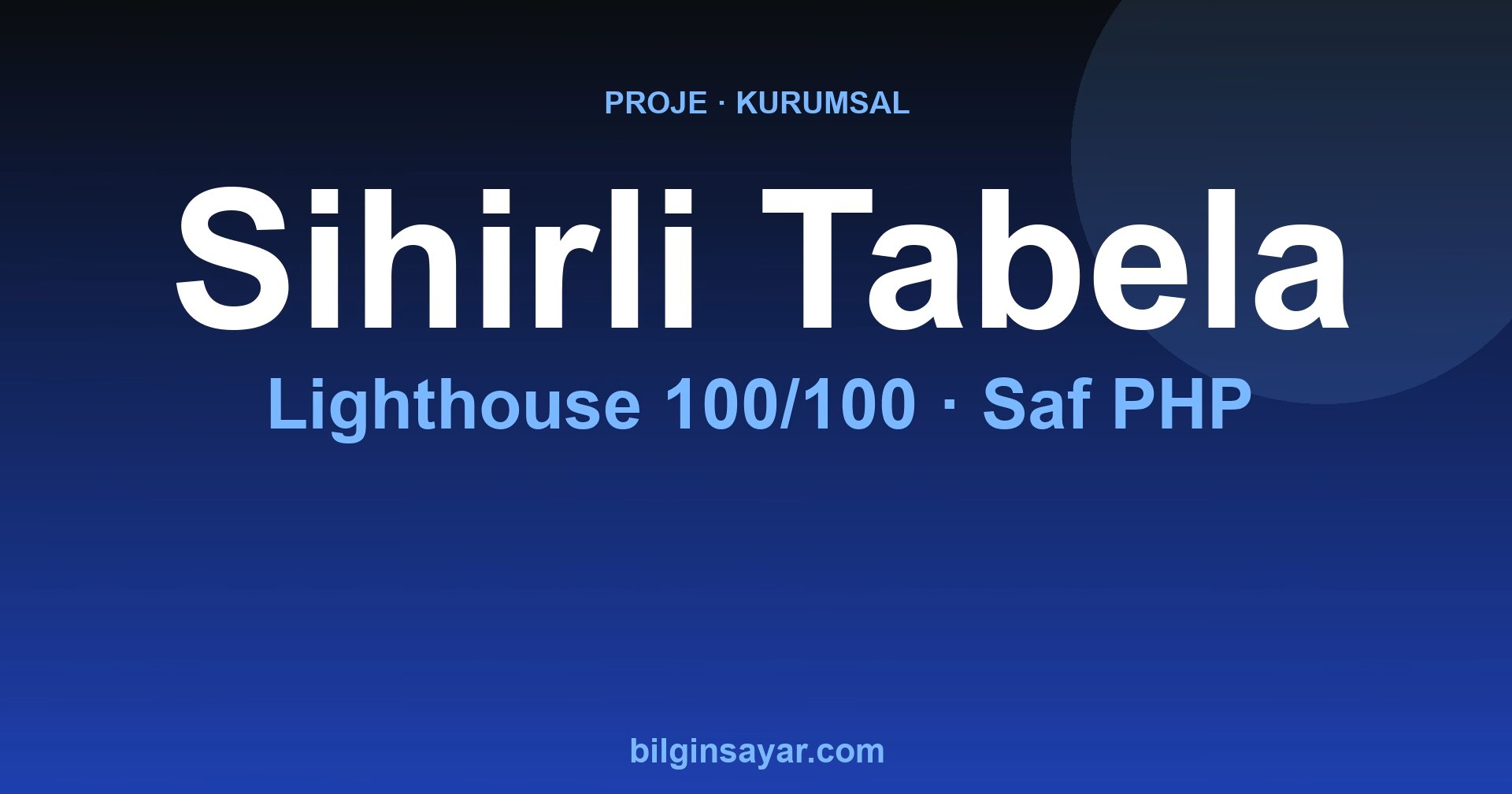 Sihirli Tabela