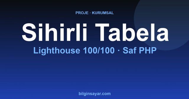 Sihirli Tabela